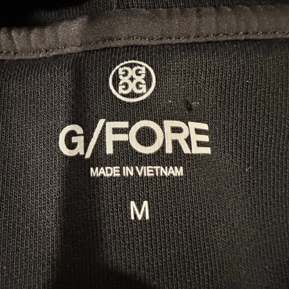 G/FORE Zip Hoodie Mens Medium Black Camo Skull Logo Golf Athleisure Sportswear - Picture 5 of 15